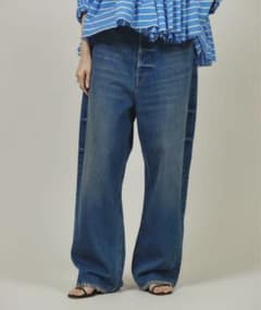 Curensology(カレンソロジー) ＜&RC＞ワイドルーズデニムパンツ34