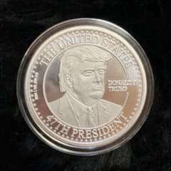 激レア トランプ 第47代 大統領記念 1オンス 銀貨 999 新品 未開封
