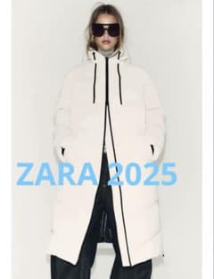 ZARA ウィンドプルーフフード付きロン グラバー加工アノラック S 新品
