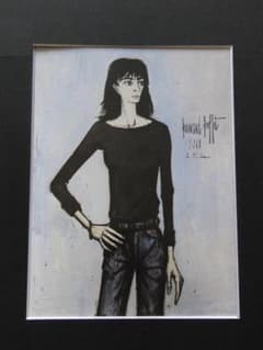 ベルナール・ビュッフェ、「Annabel en blue-jeans」 - メルカリ