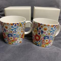 村上隆 kaikaikiki お花 マグカップ ペアセット - メルカリ