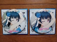 ラブライブ ラブカ感謝祭 Aqours 缶バッジ 津島善子 2点 - メルカリ