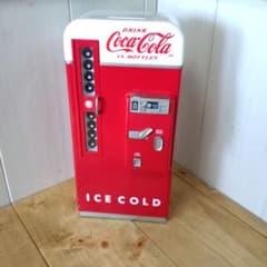 コカ・コーラ 自動販売機型貯金箱 レトロ ジャンク扱い - メルカリ