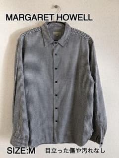 MARGARET HOWELL】ブラッシュド ギンガムチェックシャツ M - メルカリ