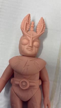 かぼちゃさん専用 不良品 イナズマン 未塗装 面取れ ソフビ 約25cm