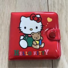 未使用 ハローキティ ビニール財布 日本製 昭和 平成 レトロ 当時もの