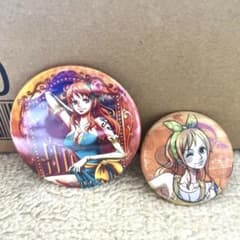 ワンピース ナミ 輩缶バッジ 2点セット - メルカリ