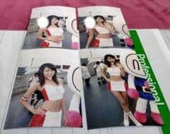 榎木らん 写真 はがきサイズ 4枚 レースクイーン アイドル タレント
