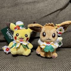 ポケパークカントー ピカチュウ イーブイ ぬいぐるみ - メルカリ