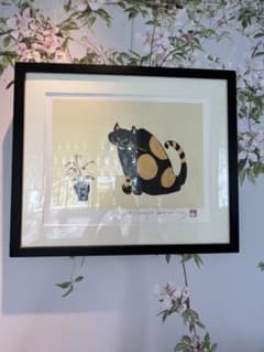 真作】フジコヘミング くりくり シルクスクリーン AP 直筆サイン 希少