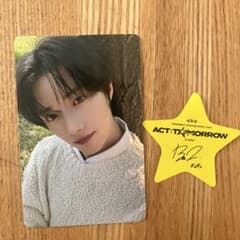 TXT ACT:TOMORROW FC特典トレカ ボムギュ 星付き⭐︎✴︎ - メルカリ