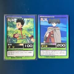 HUNTER×HUNTER ハイパーバトル カードダス 2枚セット ゴン アニタ