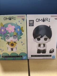 OMORI おすわりフィギュア オモリ バジル 2種セットフィギュア - メルカリ