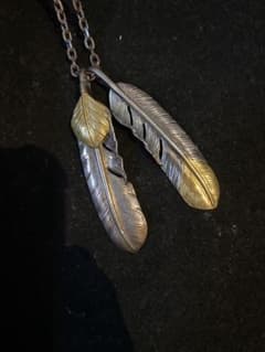 ゴローズ 上金特大フェザー•先金特大フェザーセット かなり硫化雰囲気