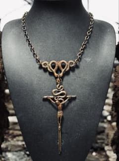 ☆1点物☆ジャンポールゴルチエ☆アンティークロザリオスネーククロス