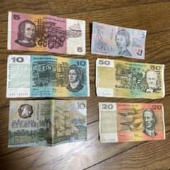 オーストラリア 旧紙幣 セット 5ドル 10ドル 20ドル 50ドル - メルカリ