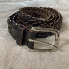 極美品 希少40 大きいサイズ ホワイトハウスコックス メッシュベルト