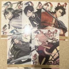 刀剣乱舞 ファミリーマート クリアポスター 5種 - メルカリ