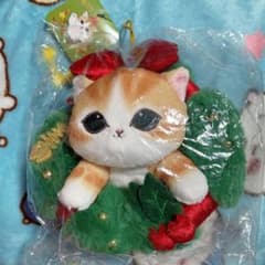 モフサンド mofusand クリスマスリースぬいぐるみ リースにゃん - メルカリ