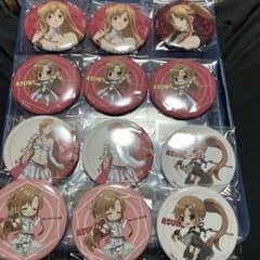 SAO ソードアート・オンライン くじ引き堂 アスナ D賞 缶バッジ - メルカリ