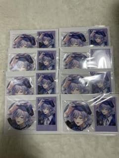 星導ショウ 誕生日グッズ2025 箔押し缶バッチ＆チェキ風カード - メルカリ