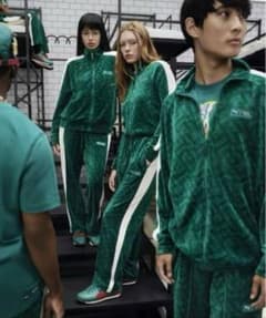 イカゲーム】PUMA ジャージ上下セット メンズL SQUID GAME - メルカリ