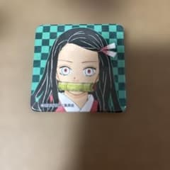 竈門禰豆子 鬼滅の刃 スクエア缶バッジコレクション アナザーカラーver