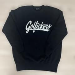 golfickers ニット ブラック Lサイズ ゴルフィッカーズ 黒 - メルカリ