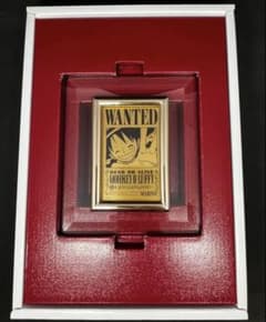 ONE PIECE ルフィゴールド手配書 純金999.9 24K 22K PSA - メルカリ