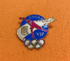 1998長野オリンピック ピンバッジ/UPS VIP ブルー - メルカリ