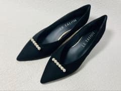 MH00◇新品◇LE TALON ルタロン 5cmパールラインパンプス 23.5 - メルカリ