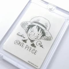 ☆ ワンピース ルフィ 尾田先生 描き下ろしイラスト ステッカー サイン