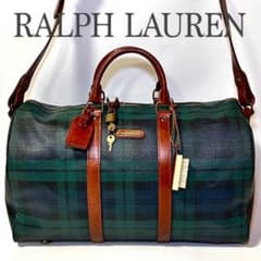 ✨極美品✨ ラルフローレン 2WAY ボストンバッグ 旅行鞄 レア 南京錠