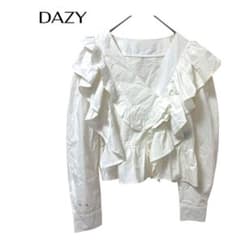 yori⭐︎美品 ぬくぬく ヘムダブル ティアードブラウス36 ブラック2025