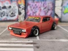 ホットウィールカスタム 日産 シルビア 180sx 青☆自作☆深リム