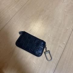 GUCCI ブラックレザー コインケース - メルカリ