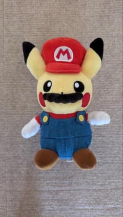 マリオピカチュウ ぬいぐるみ ポケモンセンター限定 - メルカリ