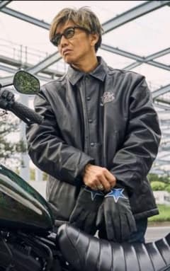 ROLLER FAKE LEATHER COACH JACKET M キムタク - メルカリ