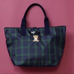 新品未使用 familiar ファミリア ブラックウォッチ マザーズバック