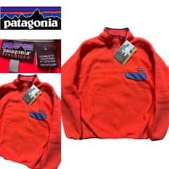 希少！デッドストック！新品 パタゴニア シンチラスナップT サーモン