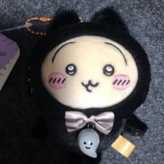 ちいかわ うさぎ 黒猫マスコット ハロウィン - メルカリ