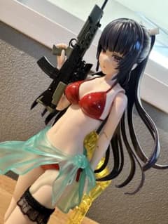 創彩 薬師寺久遠 姫カットポニーテール 水着 塗装済 改造プラモ リツカ