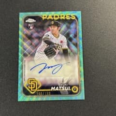 199枚限定 松井裕樹 2025 Topps Chrome サインカード - メルカリ