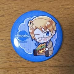 ヘタリア アメリカ 缶バッジ ぎゅぎゅっと - メルカリ