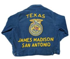 ヴィンテージ 80s FFAジャケット サイズ38 YKK 茄子紺 - メルカリ