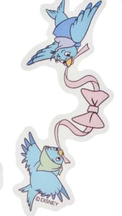 シンデレラ 青い鳥 ステッカー ディズニーストア 75周年 記念 - メルカリ