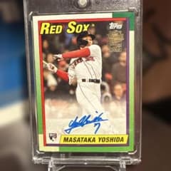 吉田正尚 レッドソックス RC サイン入りカード - メルカリ
