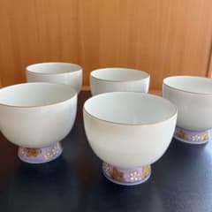 京焼・清水焼 お湯呑みセット5客 美品 - メルカリ