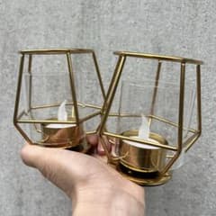 IKEA キャンドルホルダー ペルルバンド ティーライトホルダー 2個