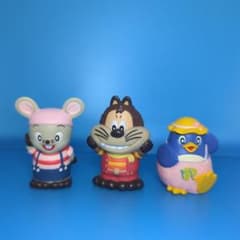 にこにこぷん指人形 じゃじゃまる ぴっころ ぽろり おかあさんと